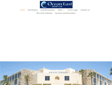 Tablet Screenshot of oceaneastresortclub.com